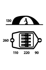 KAMP ÇADIRI HUSKY BIZON PLUS 4 KİŞİLİK  3 MEVSİMLİK YESİL