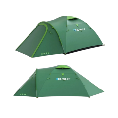 KAMP ÇADIRI HUSKY BIZON PLUS 4 KİŞİLİK  3 MEVSİMLİK YESİL