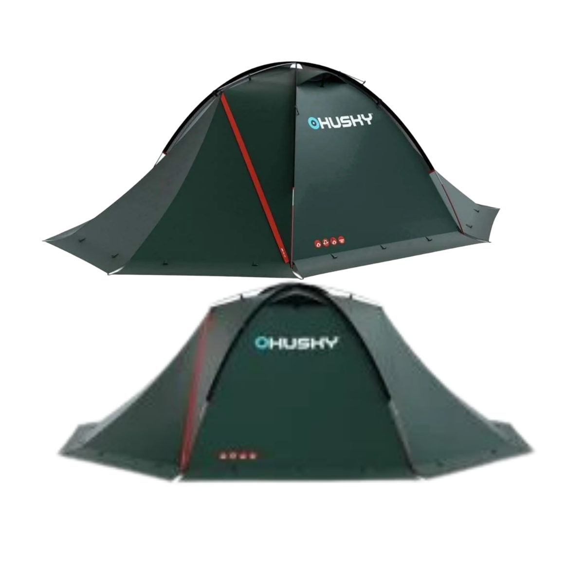 HUSKY FALCON YESIL 2 KISILIK CADIR MOUT YEŞİL