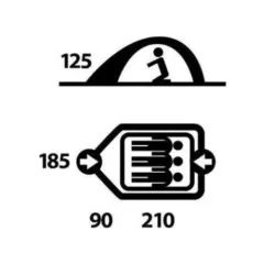 KAMP ÇADIRI HUSKY BIRD 3 KISILIK  4 MEVSİMLİK