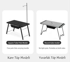 Naturehike Multifunctional Travel Barbecue + Katlanabilir Masalı